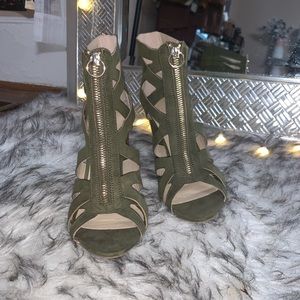 Olive Green Heels